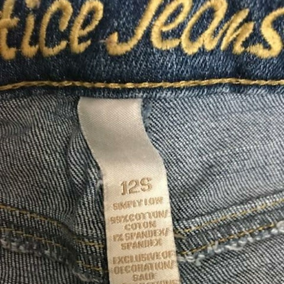 Girls Size 12S Justice Jean Shorts - Picture 4 of 5
